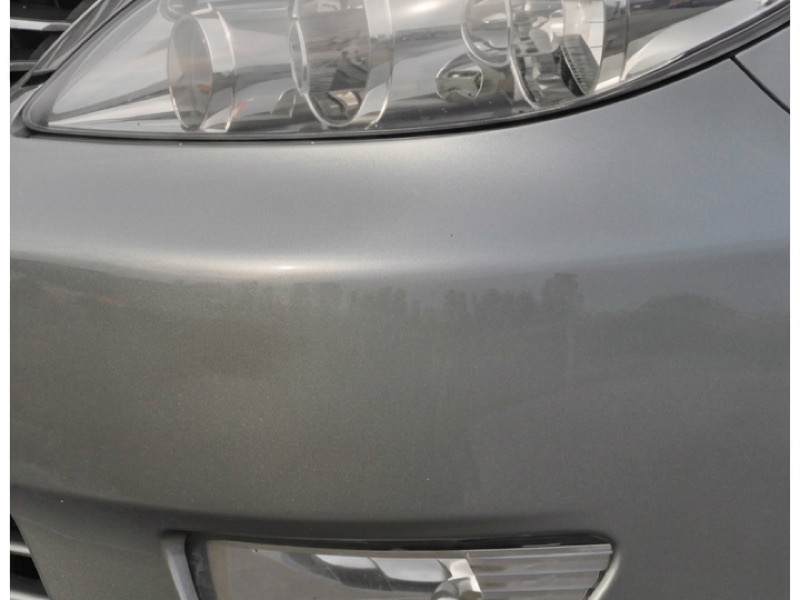 Same bumper after scratch removal